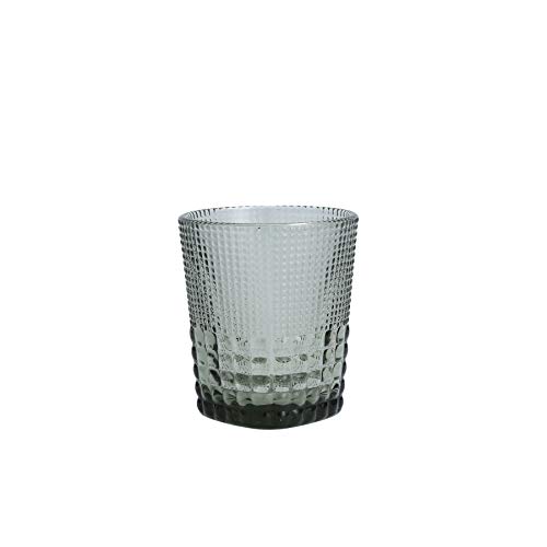 Fortessa Malcolm Double Old Fashioned Cocktail Glass, 11.5 oz, Gray