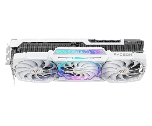 Image of ASRock AMD Radeon RX 7900 XTX Taichi White 24GB OC 20 Gbps GDDR6 384-Bit Dual BIOS 7680 x 4320 110 /100 /110mm Striped Ring Fans Graphics Card