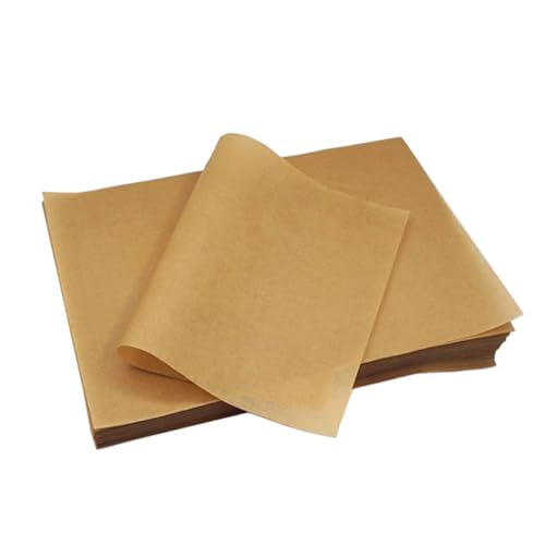 Hohopeti Carta da Forno Pretagliata 30x40 Cm 100 Pezzi, Carta da Cucina Antiaderente e Resistente al Grasso per Teglie da Forno, e Sicura per Cottura, Grigliatura e Friggitura