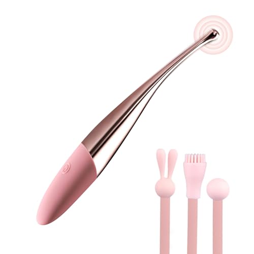 4in1 バイブ 女性用 クリトリス 潮吹き - 【一点集中ｘ7種類振動周波数ｘ交換ヘッド3個付属】- アダルトグッズ 電マ ローター ディルド 中いき 強力 人気 玩具 大人 潮吹きバイブ gスポット開発用 女性 乳首責め 静音 防水 大人のおもちゃ - 画像1