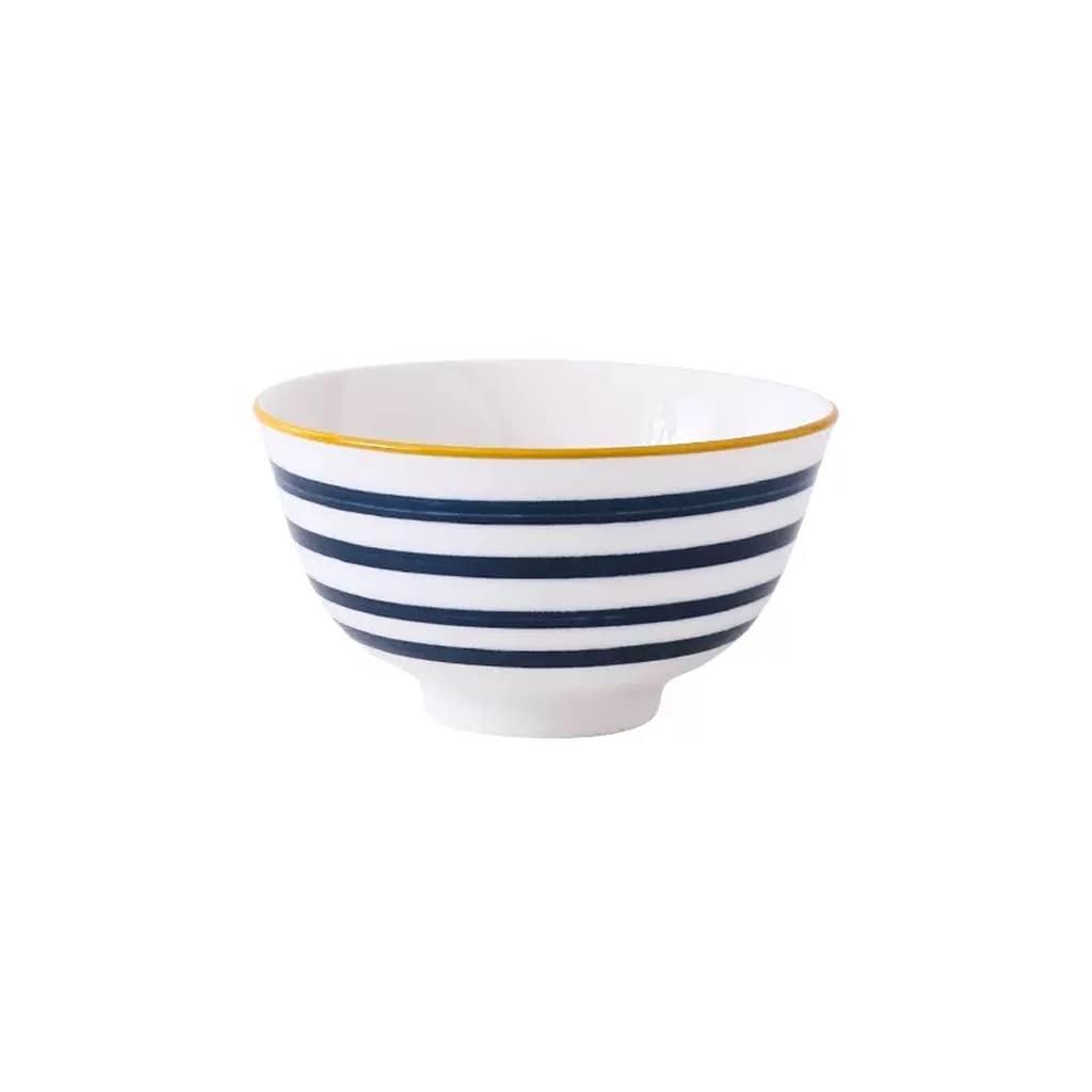Miska do sałatek ceramiczna miska gospodarstwo domowe 10 zestawów kreatywna miska na ryż 13 cm miska ceramiczna prosta miska na ryż salaterka miska do serwowania (B, L)