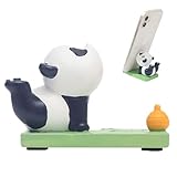 Design unico: il simpatico supporto per smartphone ha la forma di un gatto, molto carino, e i dettagli del motivo sono disegnati a mano, aggiungendo più moda alla tua vita.