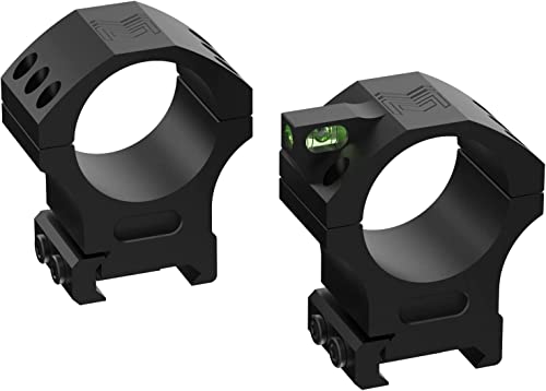 Monstrum Precision Scope Rings with Integrated Level Bubble | 34 mm Diameter | Picatinny/Weaver |...