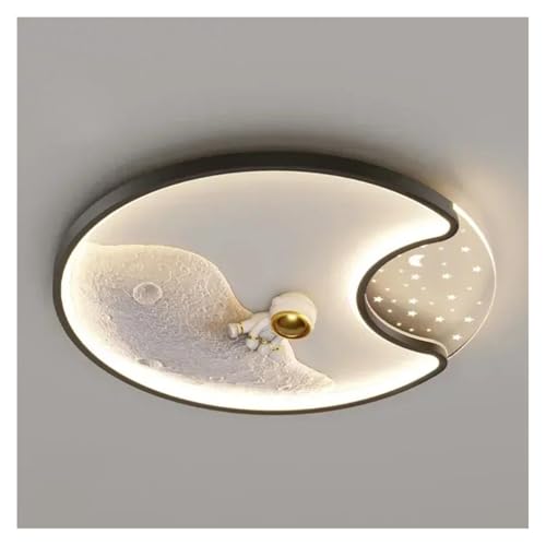 Lampes suspendues astronaute en finition noire de style nordique pour le salon