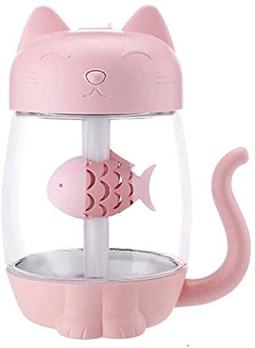 Humidificateur et ventilateur de table XMING purificateur d'air rose pour petite voiture