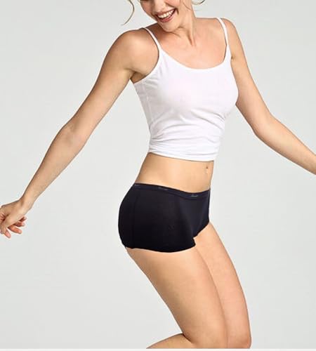 Iausie Calcinha Boxer Feminina De Algodão Orgânico, Roupa Íntima Para Mulheres, Calcinha Boxer Femin