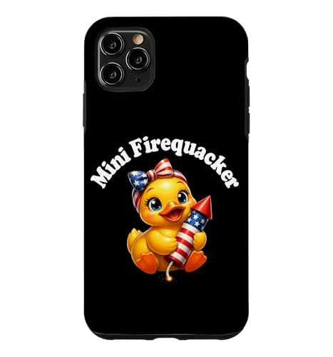 Mini Firequacker ���킢���A�q���̐Ԃ���� 7��4�� �č��Ɨ��L�O�� �X�}�z�P�[�X iPhone 11 Pro Max �p