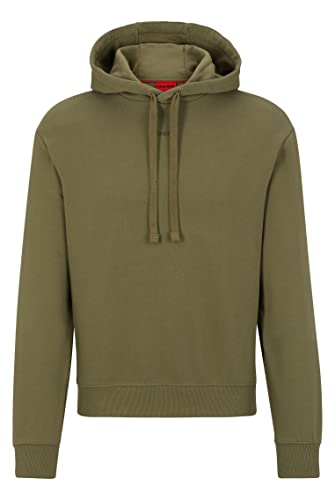 HUGO Herren Dapo Relaxed-Fit Hoodie aus Baumwoll-Terry mit Logo-Print...