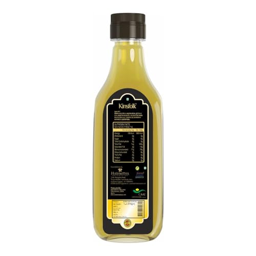 Image of Kinsfolk Extra Light Olive Oil | Oil for Cooking, Dressings, Salad, Soups, Dips, and Marinades | Light, Flavorful, and Ideal for All Culinary Uses - 1 Ltr
