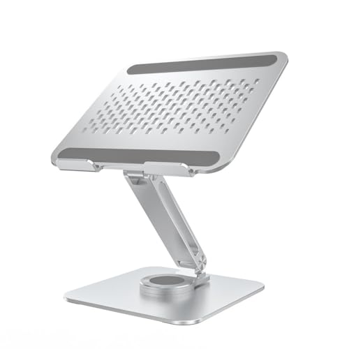 Support PC portable rotatif pour soulager les douleurs de cou au bureau