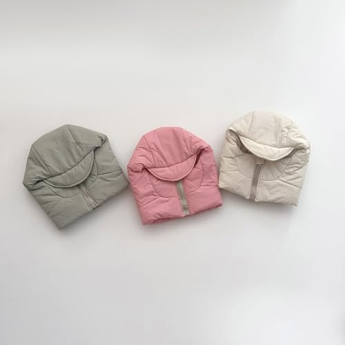 Children's Down Scarf Hat Windproof Neck Warmer for Age 3-8T Infants Kids Warm and Soft for Winter Outdoor Activity3