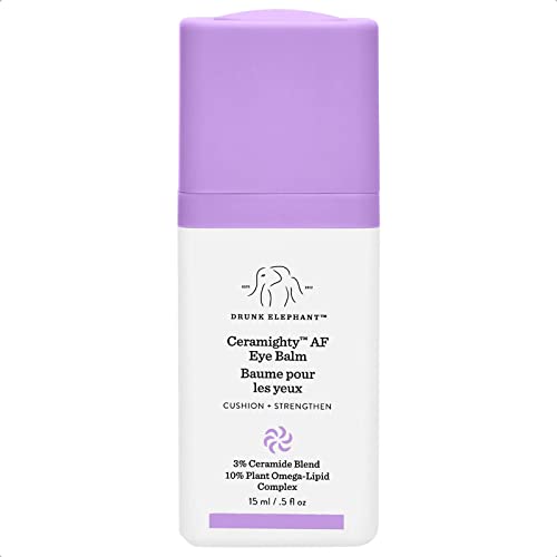 Drunk Elephant Ceramighty AF Eye Balm – Soothing, Strengthening Under Eye Cream, 5 Fl Oz