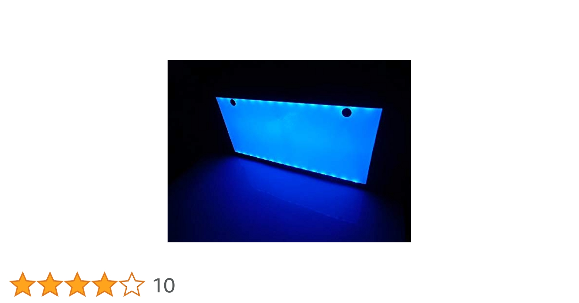 Amazon | 12v 24v 兼用 LED 字光 ナンバー プレート キット 青