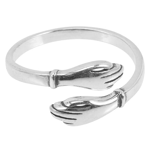 Anneau en argent unique fait main au style boho chic pour femme