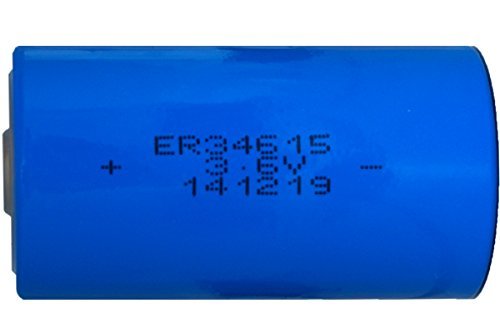 MIC Gen 3.6 Volt ER34615 (SAFT LSH20) D Primary Lithium Battery (19000 mAh)