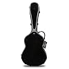 Crossrock CRF1000CBK Fiberglass Classical Guitar Case Hardshell- Backpack Style for 4/4 Full Size in Black