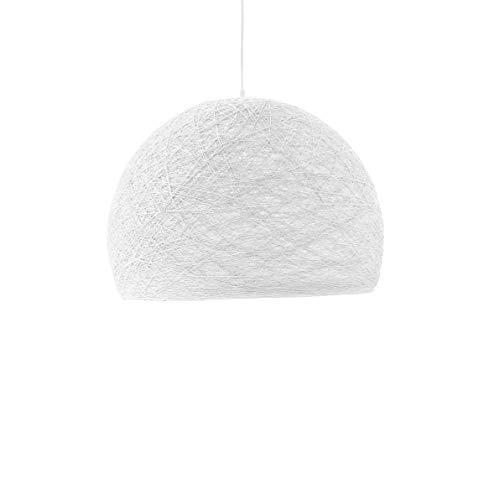 Lampe HALF SPHERE, la suspension minimaliste blanche pour illuminer vos dîners