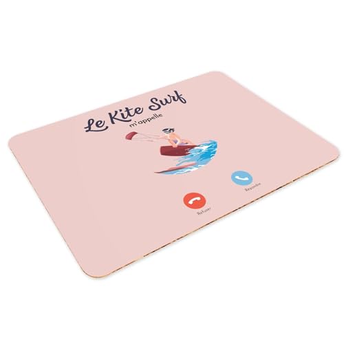 Napperons de table rose kite surf pour repas de retour de plage - 3