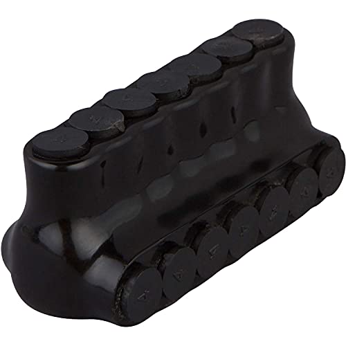 Image of Morris Products 97583 Black Insulated Multi-Cable Connector - Single Entry 7 Ports 3 /0-6 Wire Range, 1-Pack