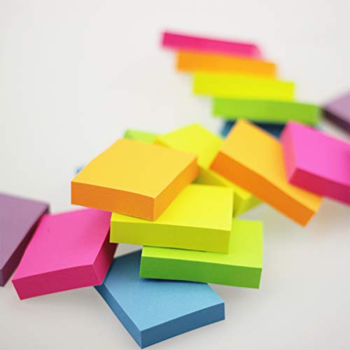 Early Buy Sticky Notes 1.5 X 2 Self-Stick Notes 6 Bright Color 36 Pads, 100 Sheets/Pad #TOP3