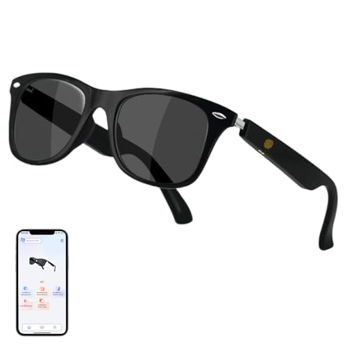 HAIXINDA AI Translator Smart Glasses Powered by GPT, Support 160+ Languages, Real-time Translation,...