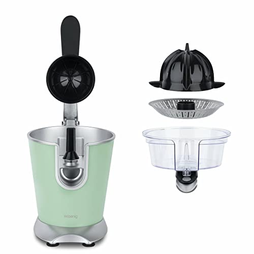 H.Koenig Presse Agrumes Electrique Levier Professionnel INOX Pastel AGR88 sans BPA Automatique Puissant Bec Anti Gouttes Compatible Lave Vaisselle - vue 5