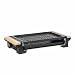 H.Koenig RP320 Plancha de Piedra Natural, Grill, 1300 W, Acero Inoxidable, Madera
