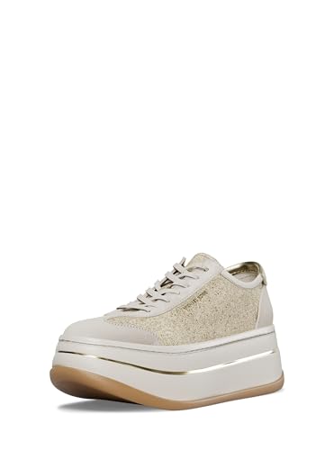 Michael Kors Women's Hayes T Toe Sneaker, Pale Gold, 9