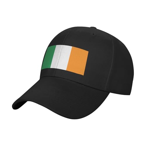 Lra Lrish Flag Baseball Cap Men Women - Classic Dad Hat Adjustable Plain Hat Black