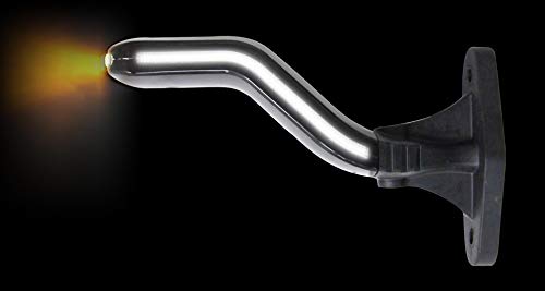 Lámpara de posición LED resistente a impactos con brazo cobra colgante derecho 3