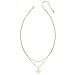 Kendra Scott Joelle Multi Strand Necklace, 14K Gold-Plated Brass, Fashion Jewelry for Women, Ivory Mother Of Pearl