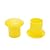 Tsnamay 30Pcs Plastic Mushroom Rebar Safety Caps For 0.63"/16mm to 0.98"/25mm Diameter Rebar Stake,Yellow