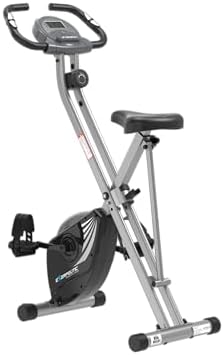 Exerpeutic Foldable Exercise Bike, 8 levels of Resistance Station...