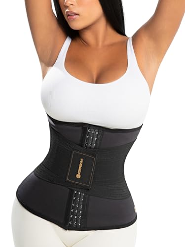COPPER SLIM Hourglass Essentials Waist Trainer for Women – Waist Cincher & Compression Belt for Belly Fat Reduction, Sweat-Enhancing Fabric, Body Shaping & Slimming
