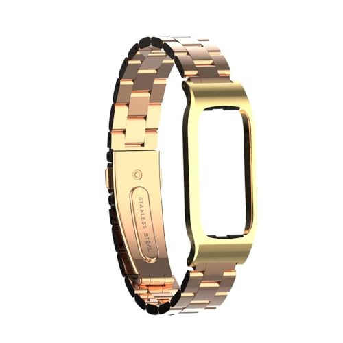 Image of Compatible with Fitbit Luxe Bands,Stainless Steel Metal Replacement Strap Wrist Band Compatible for Luxe Fitness Tracker