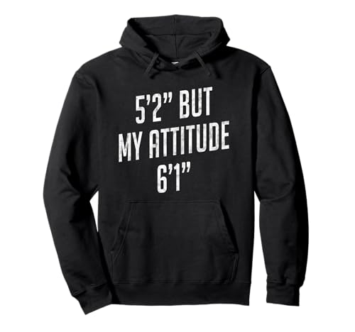 5 Foot 2 But My Attitude 6 Foot 1” Hoodie