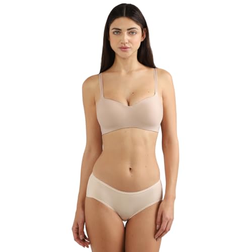 Image of WACOAL Women's Basic Mold |Padded|Non-Wired |3 /4th Cup|Everyday Wear|Seamless|T-Shirt Bra