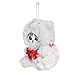 CNAANA Unique Teddy Bear Shark Cat Plush Keychain – Bag & Purse Charm, Gift for Shark Cat Lovers (White)
