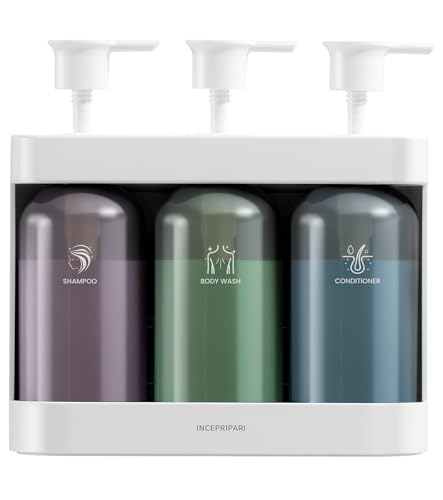 Shower Soap Dispenser Wall Mounted, Shower Dispenser 3 Chamber No