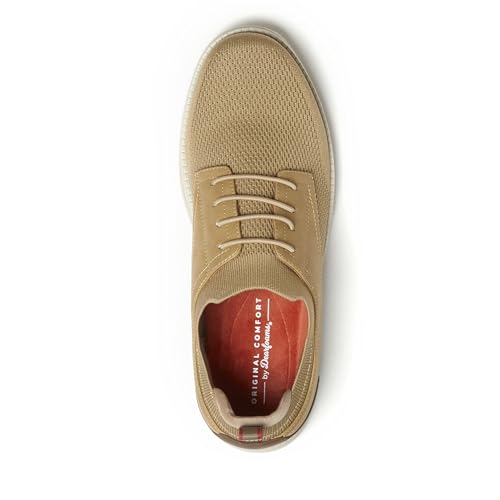 Image of Dearfoams Men's Nash Slip on Oxford Shoe - Lightweight, Breathable with Arch Support Dress Shoe