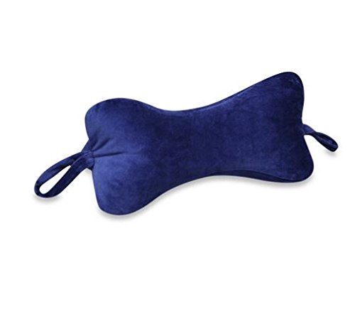 Original Bones Neck Bone Velour Pillows - Choose Your Color (Blue)