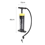 VFM - Hand Pump Camping Double Action Hand Operated 1. 2M Hose, Air Inflator, Fast, Great for Camping, Festivals, Holidays, Outdoor Leisure, Survival Equipment - Image 7