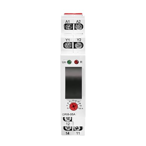 Relé de monitoreo de corriente ajustable GRI8-05 con protección contra sobrecorriente 2