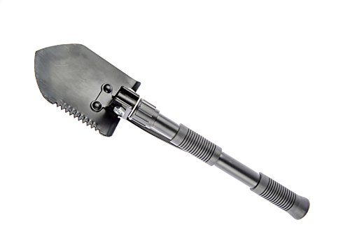 Mini pala plegable 3 en 1 de 16 pulgadas con sierra y pico miniatura 3