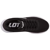 Lotto Unisex Connect Sneaker, Black/White, 42 EU, czarny biały, 42 EU