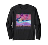 Photo Gallery boca raton retro anni 80 vaporwave beach vacation maglia a manica Photo Gallery boca raton retro anni 80 vaporwave beach vacation maglia a manica
