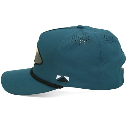 Image of Paramount Outdoors Sunset Trout Fishing Hat Mountain Fish Silhouette Performance Outdoor Hat with Comfort Snapback