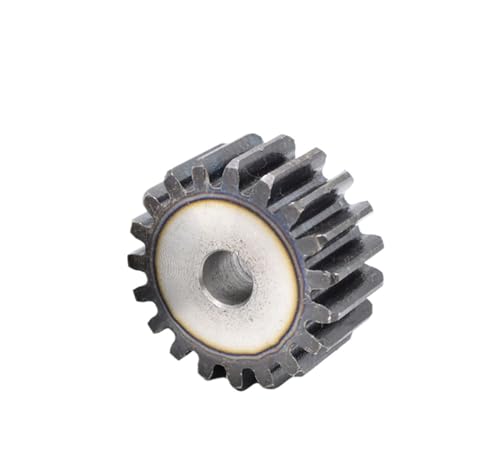 Bevel Gear Pinion Hardware Mechanical 1pcs 1Mod Cylindrical Spur Gear 12/13/14/15/16/17/18/19/20/21/22/23/24 Teeth Process Hole Steel Transmission Gear Tooth Pitch 3.14mm(22Teeth)