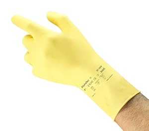 Ansell AlphaTec 87-086 Gelbe Chemikalienschutzhandschuhe