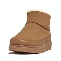 Fitflop Womens Gen-ff Ultra-mini Double-faced Shearling Ankle Boot, Desert Tan, 8 UK